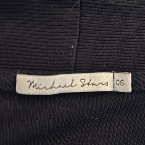 Michael Stars Navy Blue Rayon Nylon Blend Super Soft Open Cardigan One Size - Picture 5 of 6